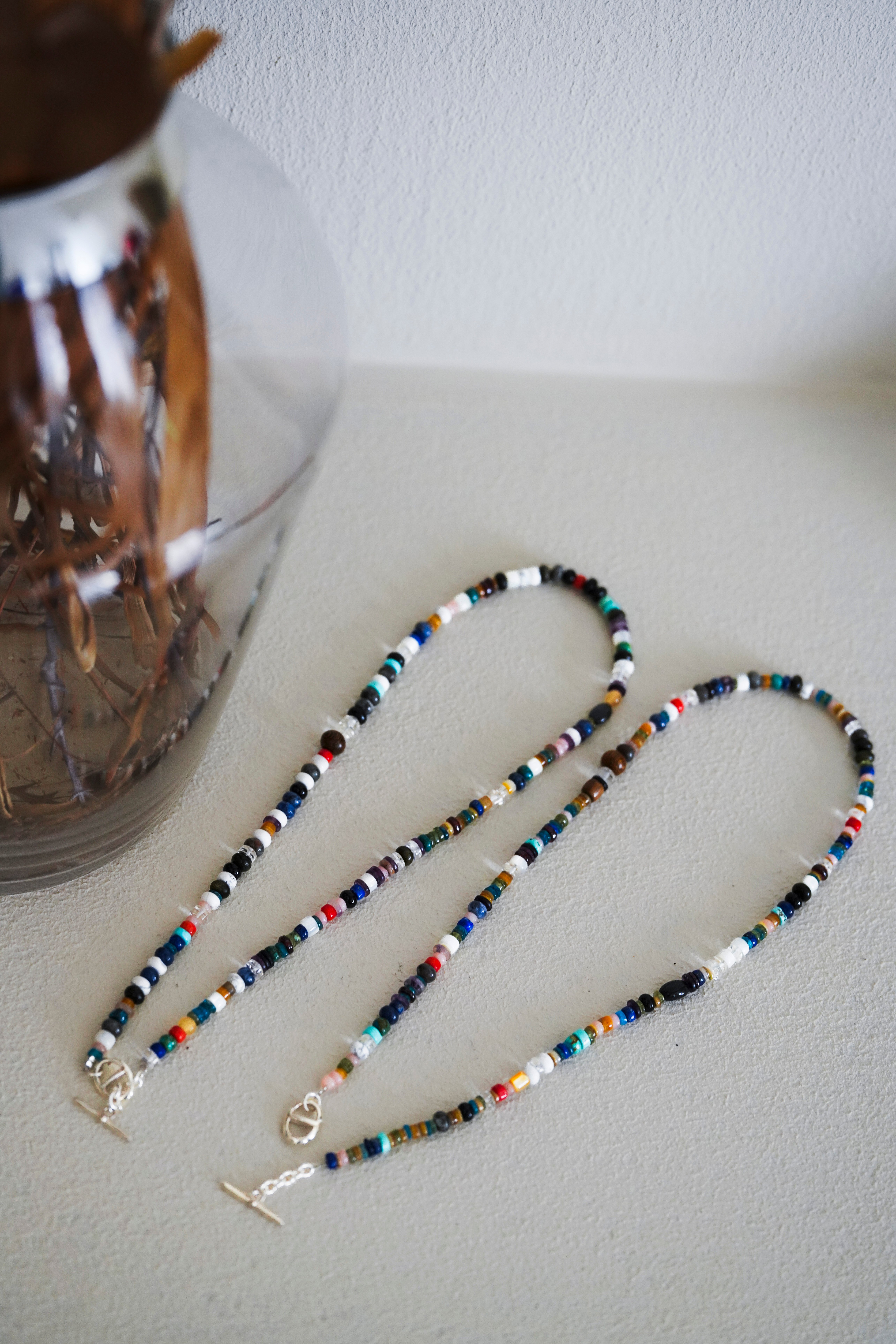 OX JEWELRy Stone Beads Necklace | MB -there is
