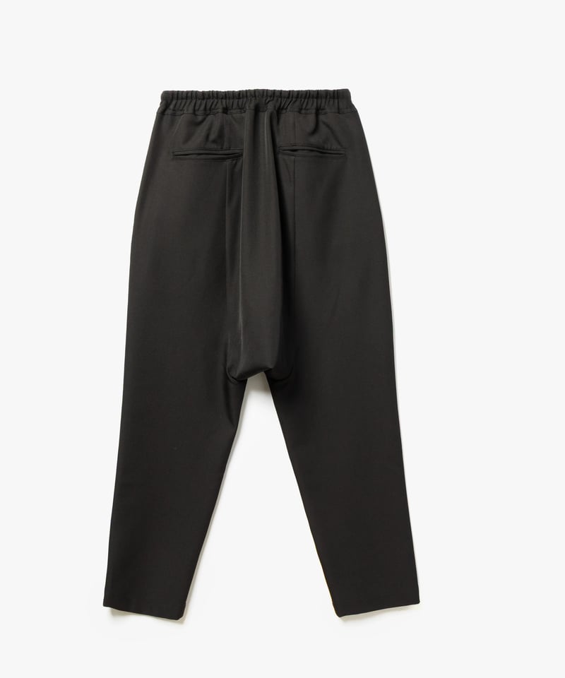 【MB】STANDARD WOOLY TWILL サルエル スラックス 黒 M STANDARD WOOLY TWILL SAROUEL SLACKS | MB -there