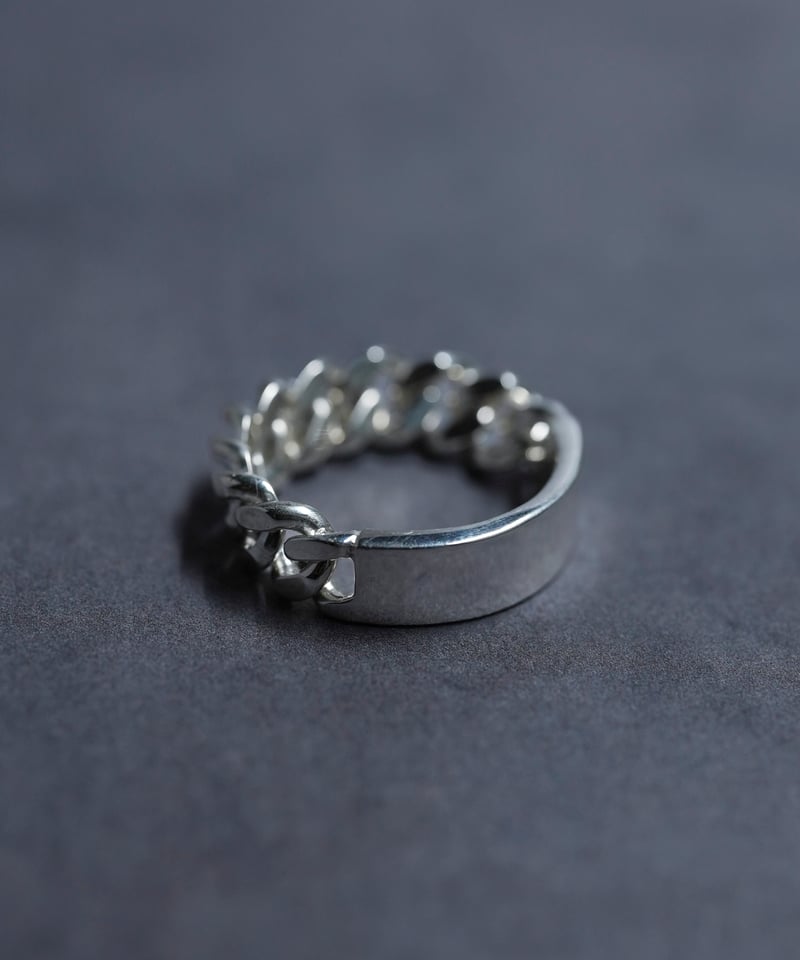 OX JEWELRy Anonymous Silver Chain Ring | MB -th