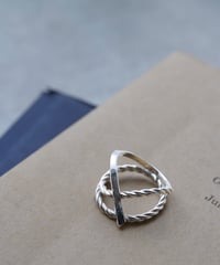 OX JEWELRy Center Anchor Chain Classic Ring(sma