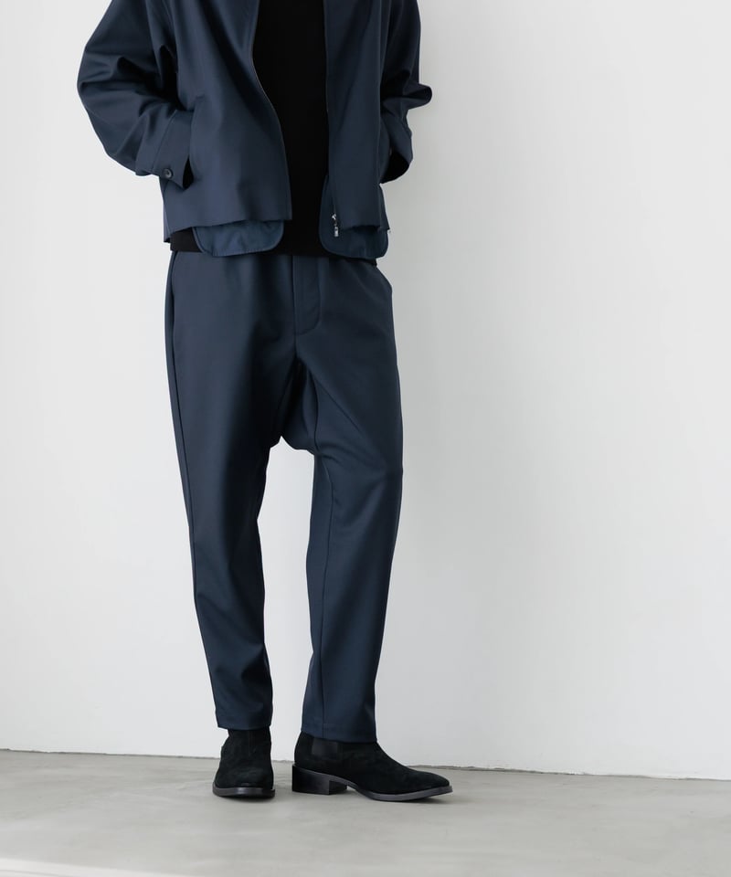 STANDARD WOOLY TWILL SAROUEL SLACKS | MB -there