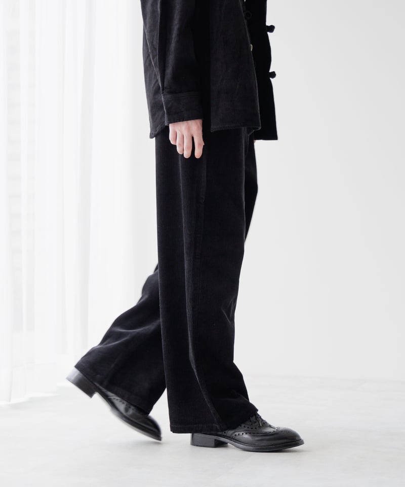 VINTAGE COTTON CORDUROY WIDE FIT PANTS | MB -th