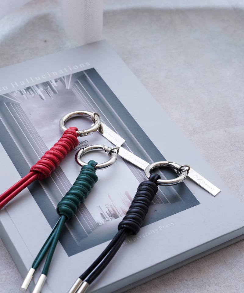 OX JEWELRy Object Leather Key Holder | MB -ther