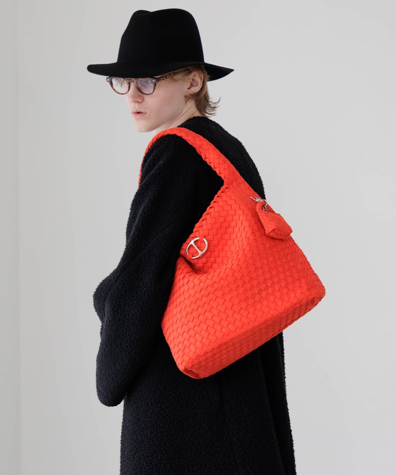 新品OX JEWELRYイントレチャート エディターズバッグ MB OX JEWELRy Intrecciato -ADD- Editors Bag MEDIUM