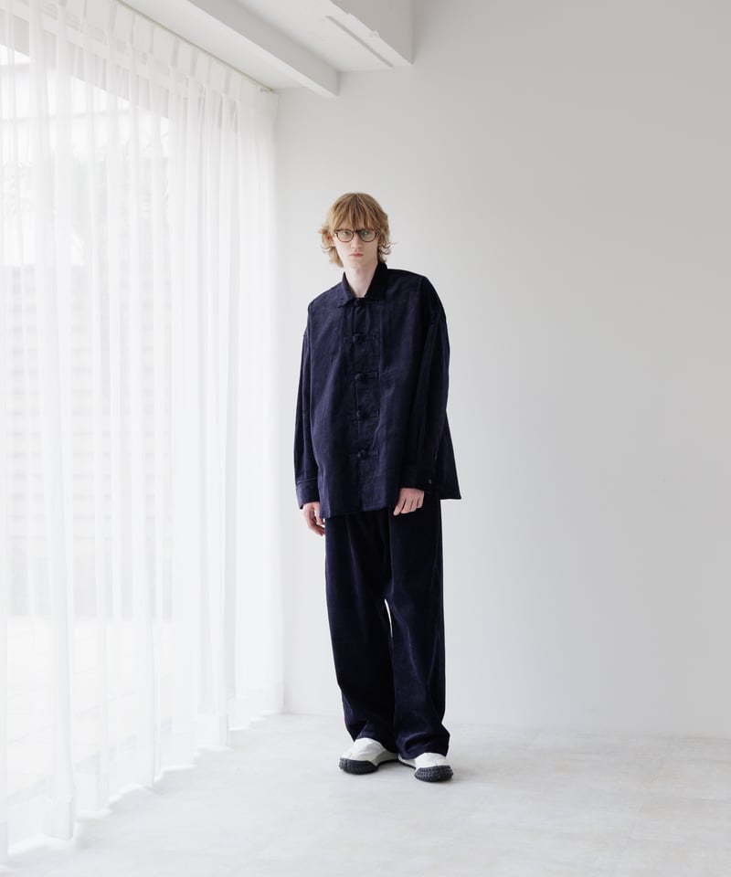 VINTAGE COTTON CORDUROY WIDE FIT PANTS | MB -th
