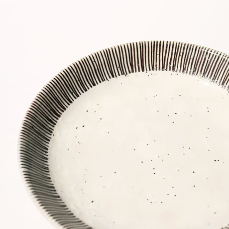 波佐見焼 サビ十草 大皿〈新品〉