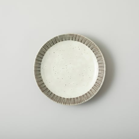 波佐見焼 サビ十草 大皿〈新品〉