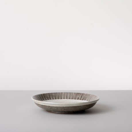 波佐見焼 サビ十草 大皿〈新品〉