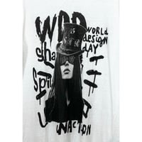 Share Spirit・White Silk Hat・SHR Tシャツ・カットソー