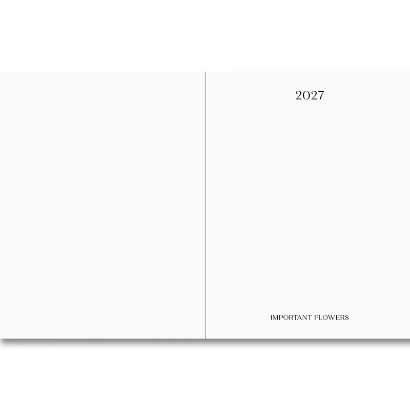 THE IMPORTANT FLOWERS PLANNER 2027 by Sofia Cop