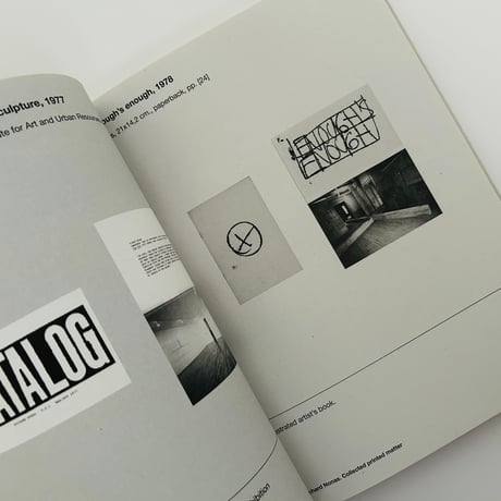 RICHARD NONAS. COLLECTED PRINTED MATTER 1971-2020