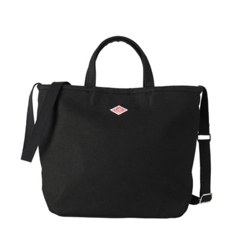 DANTON（ダントン) ユニセックス 2WAYキャンバストート ORSAY MOYEN　ブラック　ショルダーバッグCOTTON CANVAS BAG