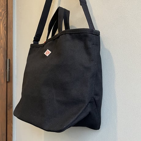 DANTON（ダントン) ユニセックス 2WAYキャンバストート ORSAY MOYEN　ブラック　ショルダーバッグCOTTON CANVAS BAG