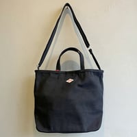 DANTON（ダントン) ユニセックス 2WAYキャンバストート ORSAY MOYEN　ブラック　ショルダーバッグCOTTON CANVAS BAG