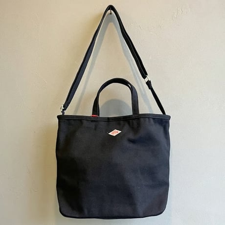 DANTON（ダントン) ユニセックス 2WAYキャンバストート ORSAY MOYEN　ブラック　ショルダーバッグCOTTON CANVAS BAG