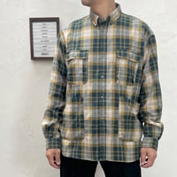 NANGA （ナンガ) フェードプレイド キャンプシャツ N2530-1I107A　フラップポケット ワークシャツ オンブレチェック