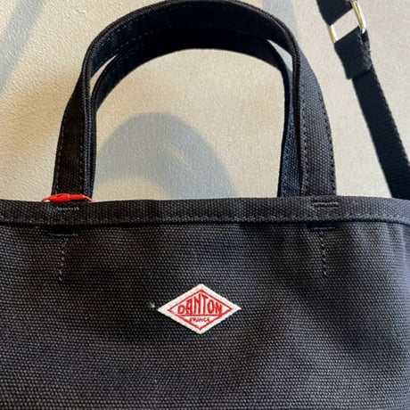 DANTON（ダントン) ユニセックス 2WAYキャンバストート ORSAY MOYEN　ブラック　ショルダーバッグCOTTON CANVAS BAG