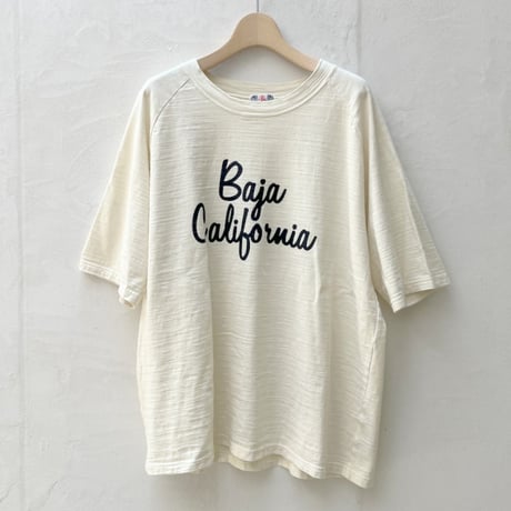 u.m.i sunrise ( ユーエムアイサンライズ) ラグランスリーブ 半袖Tシャツ 　Y-1206A　キナリ
