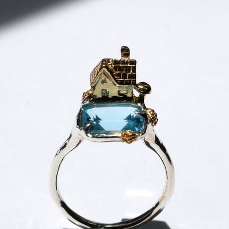 "roca ring gold" スイスブルートパーズ