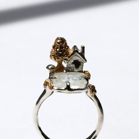 "roca ring gold" ギラライトインクォーツ