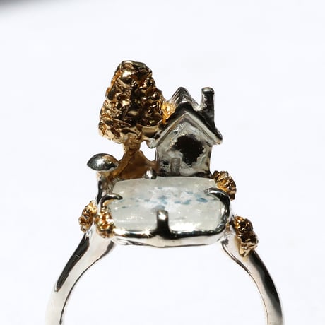 "roca ring gold" ギラライトインクォーツ