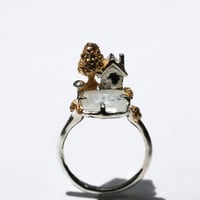 "roca ring gold" ギラライトインクォーツ
