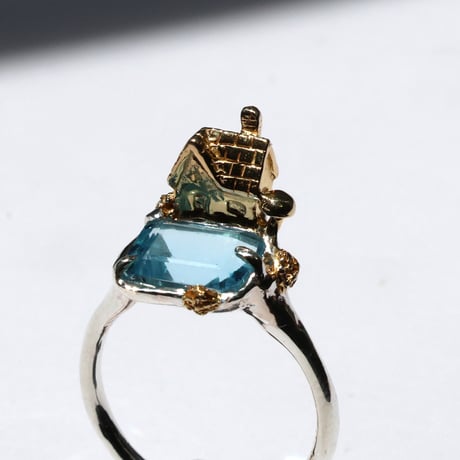 "roca ring gold" スイスブルートパーズ