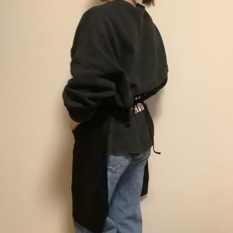 ADULT APRON  ”CHEERS TO  YOU“ BLACK COLOR ※GREYロゴ
