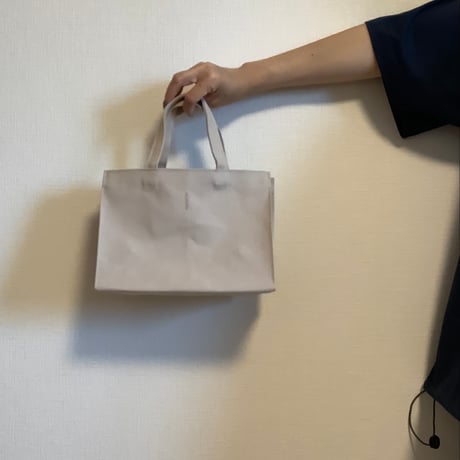 [🌟新発売] NEW XーSMALL MARKET  BAG ”YES” (SAND  BEIGE  COLOR)※内側にポケットがございます。