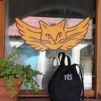 SMALL  DAY BAG “YES” BLACK COLOR