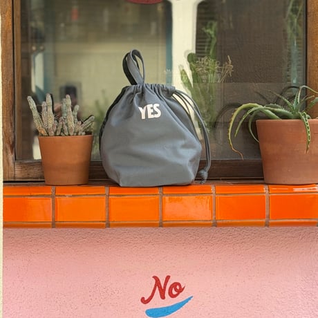 SMALL  DAY BAG “YES”  GREY  COLOR
