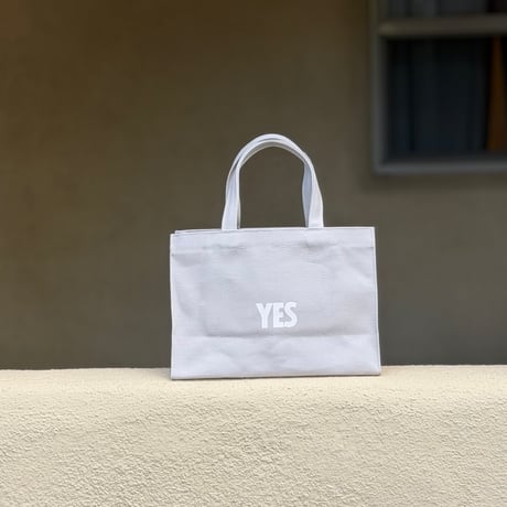 [🌟新発売] NEW XーSMALL MARKET  BAG ”YES” (SAND  BEIGE  COLOR)※内側にポケットがございます。
