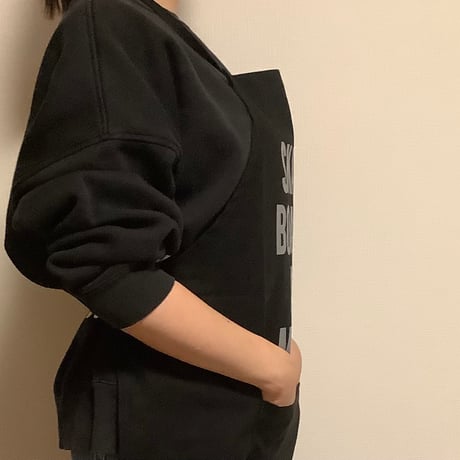 [🌟新発売] ADULT APRON  ”SKATE BOADS ARE MAGIC“ BLACK COLOR ※GREYロゴ