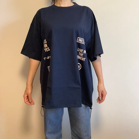 [🌟新発売] DRAWCORD T-SHIRTS DC2  DARK  NAVY   COLOR