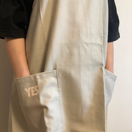 [🌟新発売] EASY APRON “ YES”  EY1  SAND BEIGE  COLOR