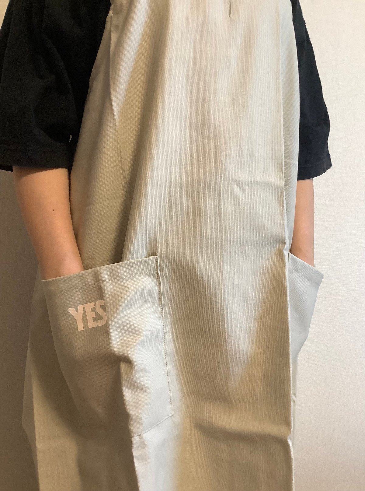 🌟新発売] EASY APRON “ YES” EY1 SAND BEIGE COLO