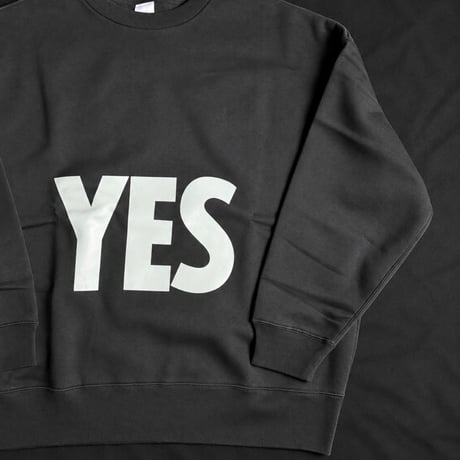 SWEAT  SHIRTS  “YES”  (BLACK  COLOR )