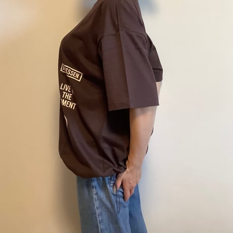 [🌟新発売] DRAWCORD T-SHIRTS DC1 DARK BROWN  COLOR