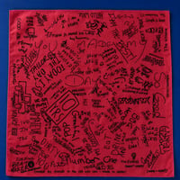 “10YEARS BANDANA “  (RED COLOR) 10B3