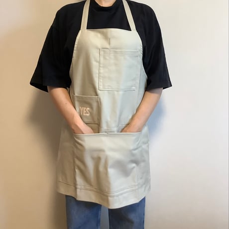 [🌟新発売] UTILITY APRON “ YES”  PKA1  SAND BEIGE  COLOR