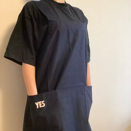[🌟新発売] EASY APRON “ YES”  EY2 DARK  NAVY  COLOR