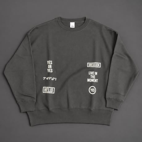 [🌟新発売] SWEAT  SHIRTS  “SKETCH BOOK3 DESIGN“ (BLACK  COLOR )