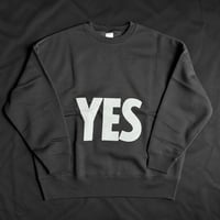 SWEAT  SHIRTS  “YES”  (BLACK  COLOR )