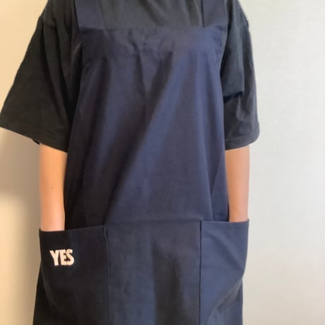[🌟新発売] EASY APRON “ YES”  EY2 DARK  NAVY  COLOR