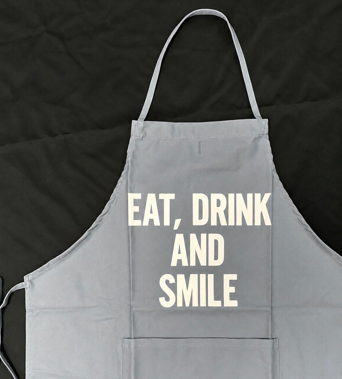 DRESSSEN 10周年記念エプロン EAT, DRINK AND SMILE 🌟新発売 ]ADULT APRON ”EAT、DRINK AND SMILE“ APRON