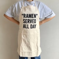 ADULT APRON   "RAMEN SERVED ALL DAY"