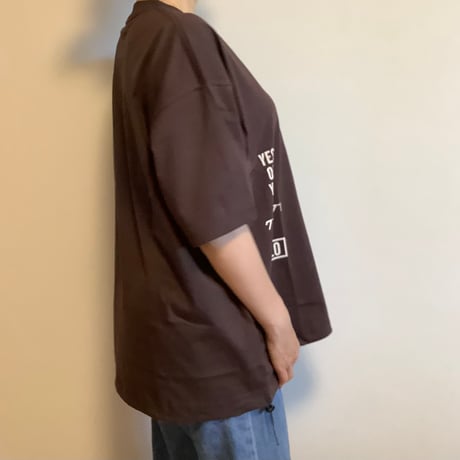 [🌟新発売] DRAWCORD T-SHIRTS DC1 DARK BROWN  COLOR