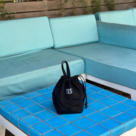SMALL  DAY BAG “YES” BLACK COLOR