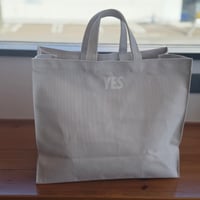 MARKET BAG [◉LARGE]     “YES“  SAND BEIGE COLOR