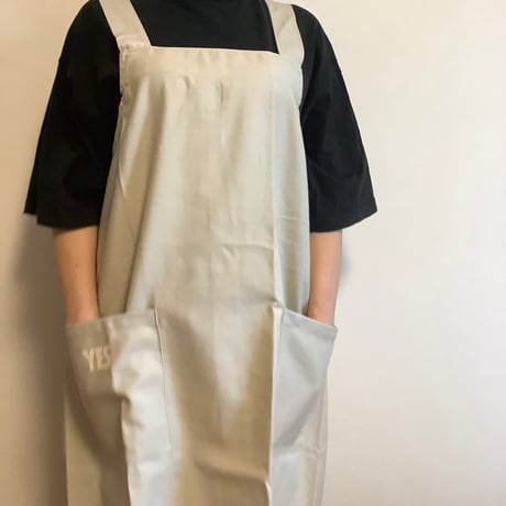[🌟新発売] EASY APRON “ YES”  EY1  SAND BEIGE  COLOR